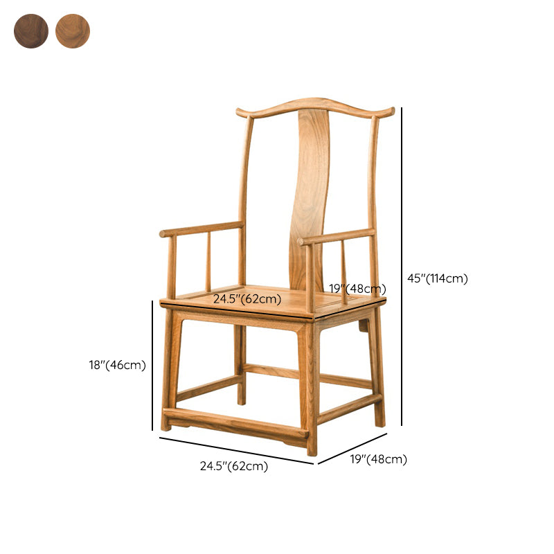 Traditional Kitchen Dining Chair High Back Solid Wood Dining Chair