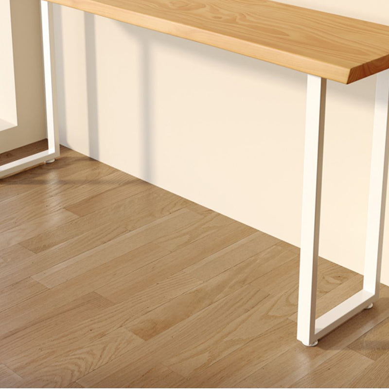 Contemporary Solid Wood Rectangle Bar Wine Table for Living Room