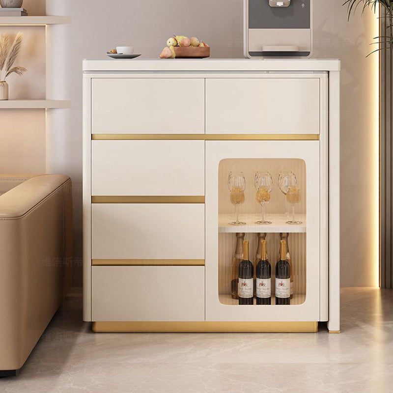 Contemporary Style Rectangle Bar Height Pub Table for Living Room