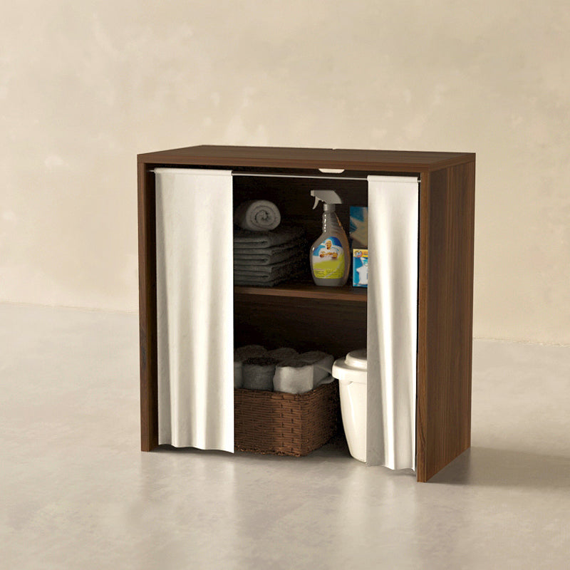 Contemporary Brown Walnut Kitchen Island Table for Dining Room