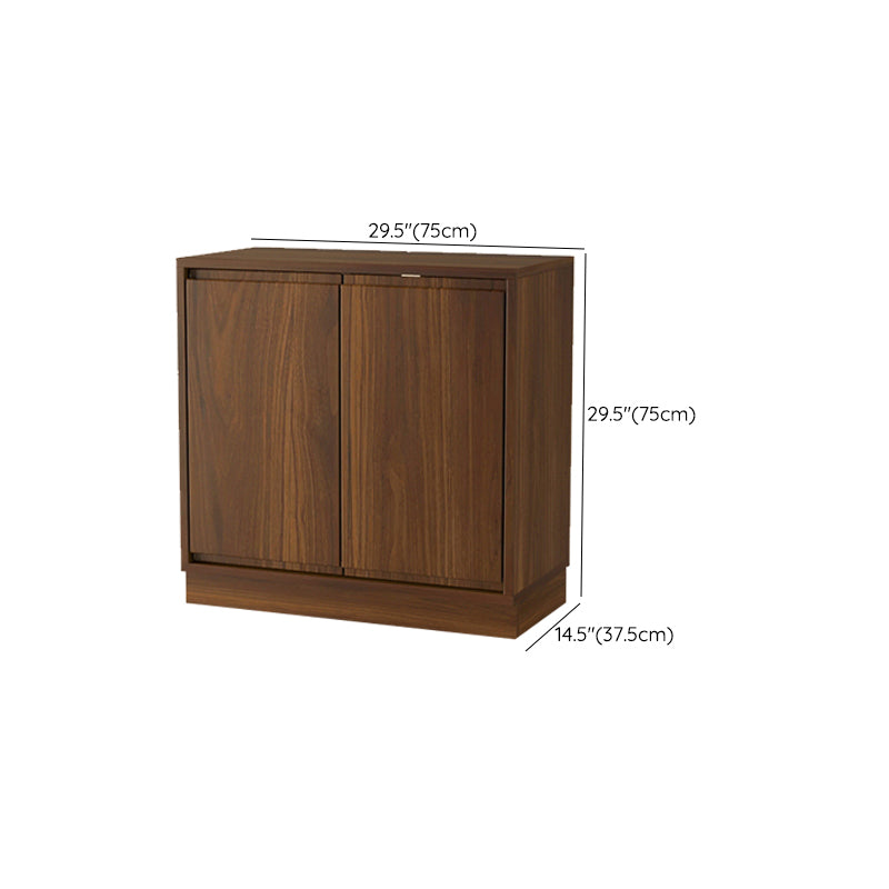 Contemporary Brown Walnut Kitchen Island Table for Dining Room