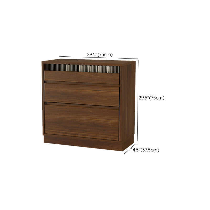 Contemporary Brown Walnut Kitchen Island Table for Dining Room
