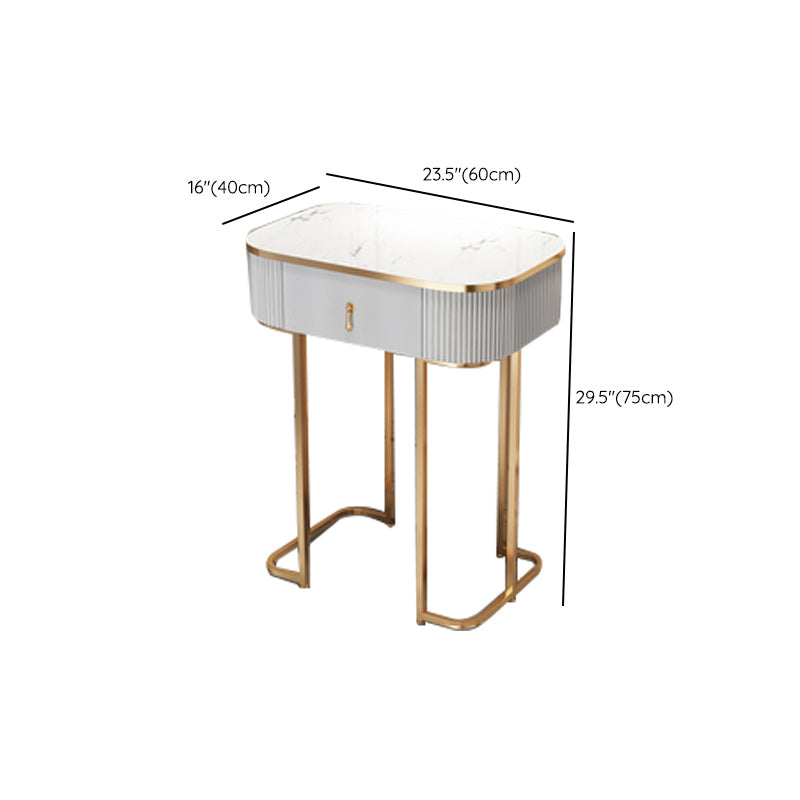 Modern White With Drawer Lighted Mirror Bedroom Dressing Table