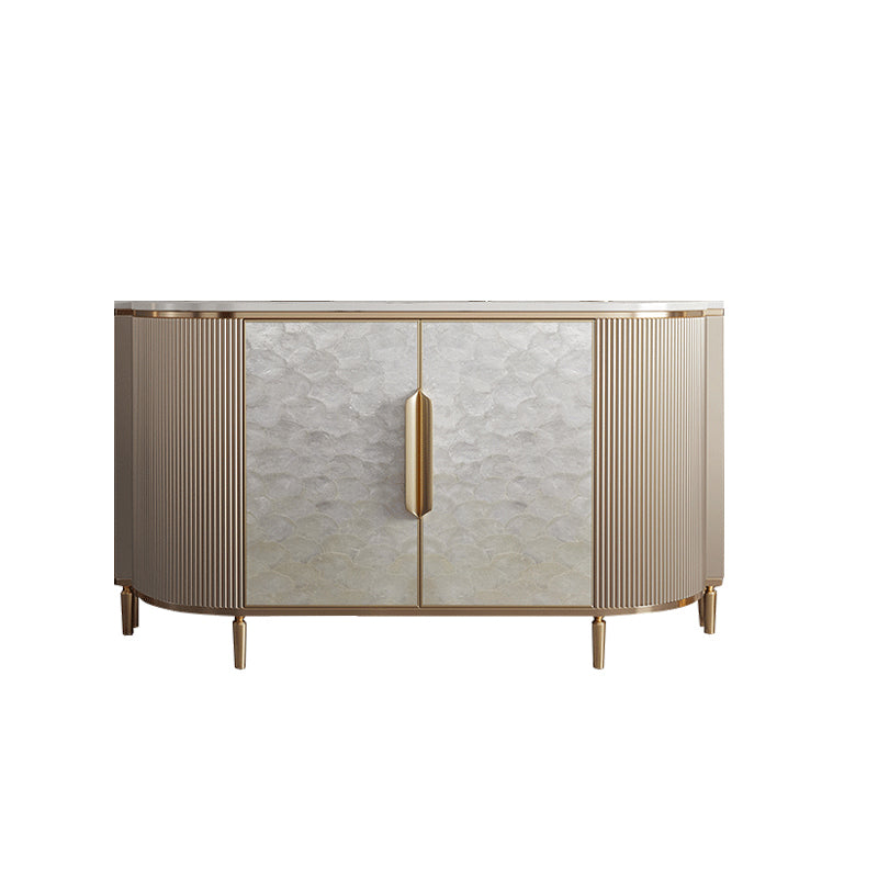 Glam Style Wooden Cabinet 15.74" Wide Accent Cabinet with Doors