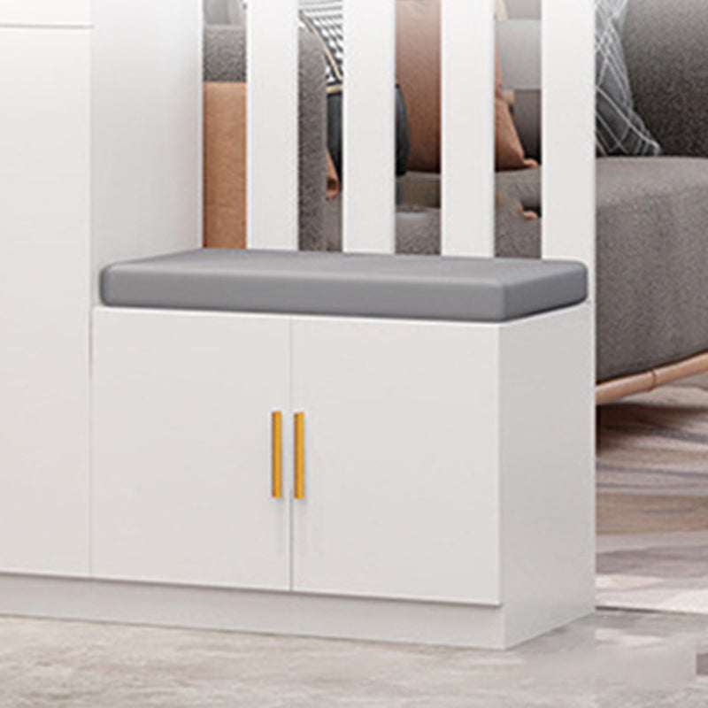Contemporary Rectangle Wooden 11.81" Wide Accent Cabinet with Drawer