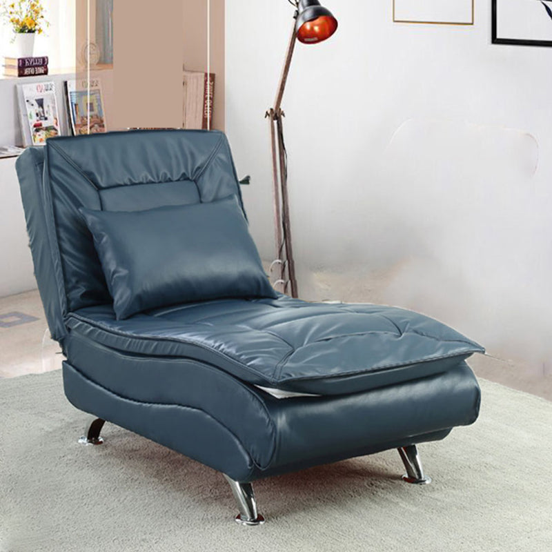 Modern Cushioned Chaise Lounge Armless Chaise for Living Room Adjustable Chaise
