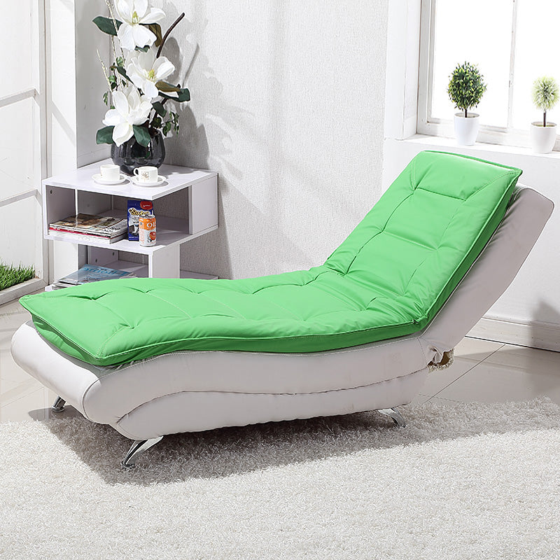 Modern Cushioned Chaise Lounge Armless Chaise for Living Room Adjustable Chaise