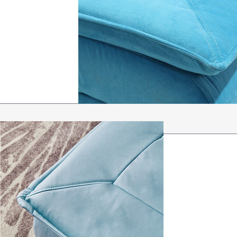 Modern Cushioned Chaise Lounge Armless Chaise for Living Room Adjustable Chaise