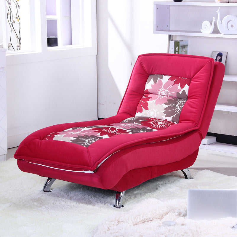 Modern Cushioned Chaise Lounge Armless Chaise for Living Room Adjustable Chaise