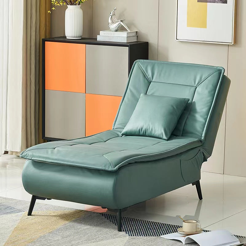 Modern Cushioned Chaise Lounge Armless Chaise for Living Room Adjustable Chaise