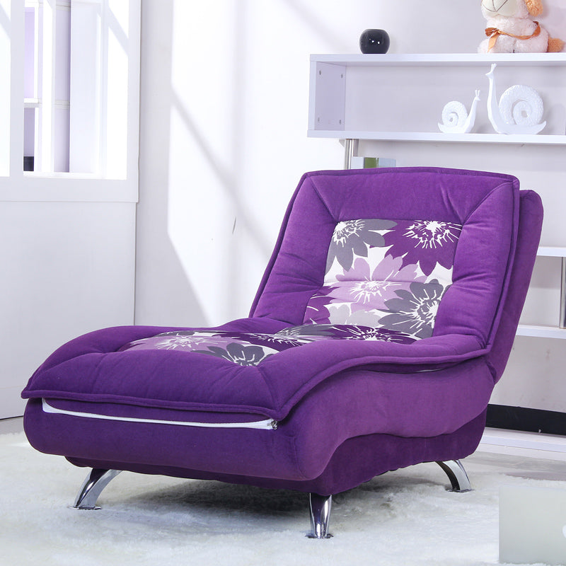 Modern Cushioned Chaise Lounge Armless Chaise for Living Room Adjustable Chaise