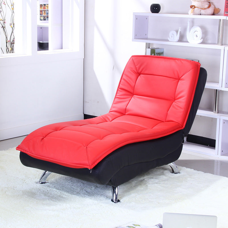 Modern Cushioned Chaise Lounge Armless Chaise for Living Room Adjustable Chaise