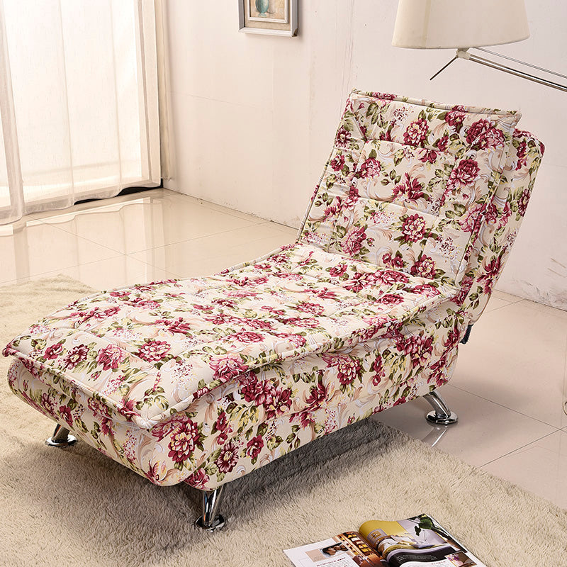 Modern Cushioned Chaise Lounge Armless Chaise for Living Room Adjustable Chaise