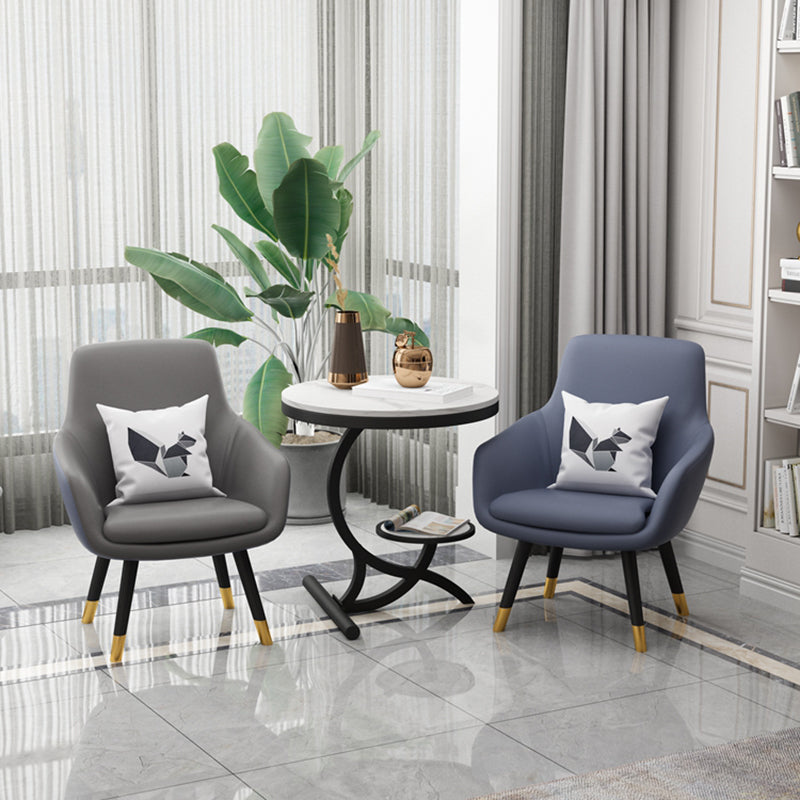 Contemporary 21.7-inch End Table with 1-shelf Metal C Nesting Tables
