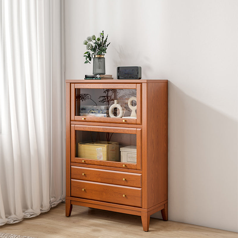 Minimalism Rectangle Chest Mid-Century Modern Wooden Accent Chest