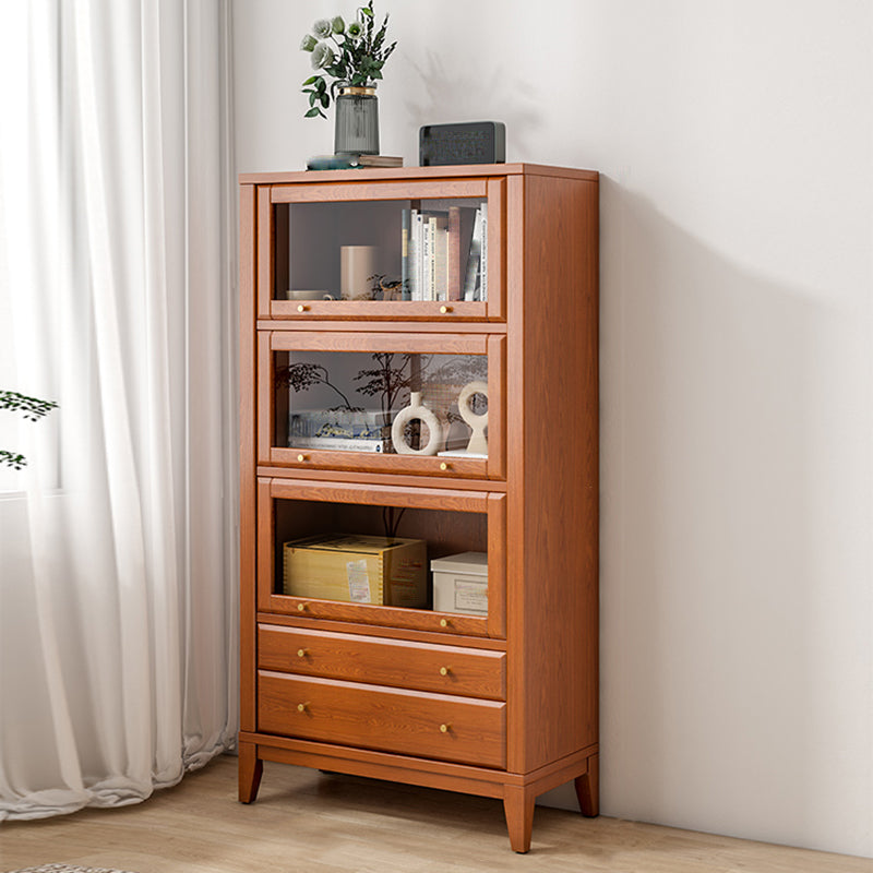 Minimalism Rectangle Chest Mid-Century Modern Wooden Accent Chest