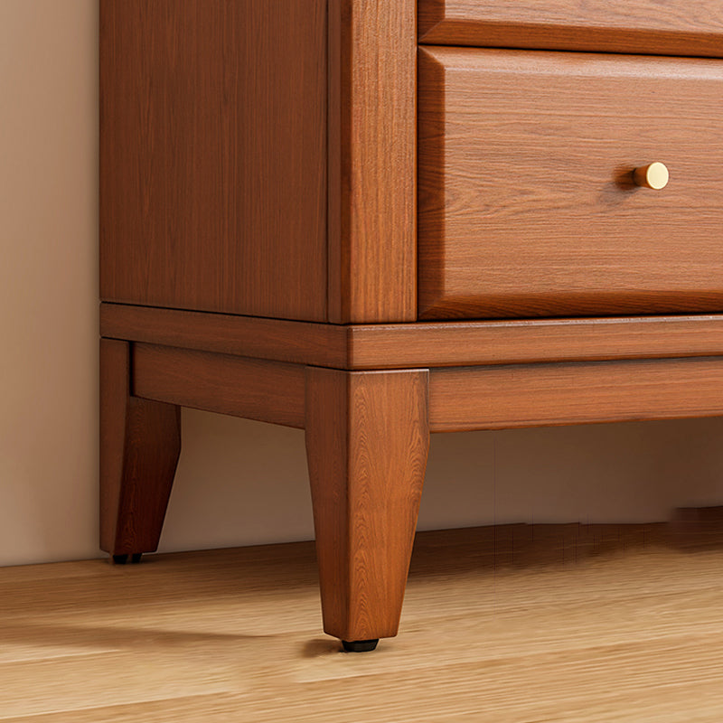 Minimalism Rectangle Chest Mid-Century Modern Wooden Accent Chest