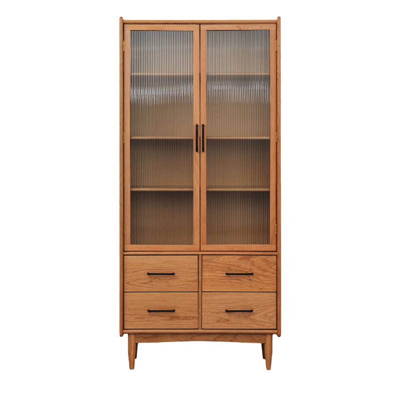 Simplicity Rectangle Storage Cabinet Solid Wood Accent Cabinet