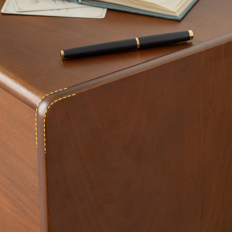 Minimalism Brown Accent Chest Rectangle Chest with Drawers for Living Room