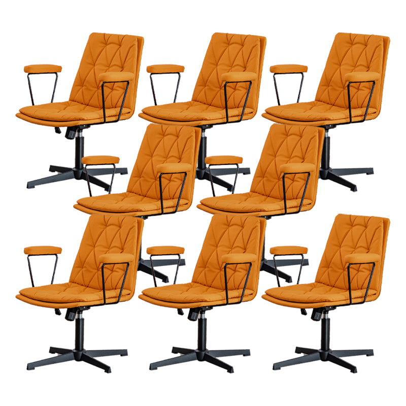 No Wheels Office Chair Contemporary Swivel Rolling Task Chair
