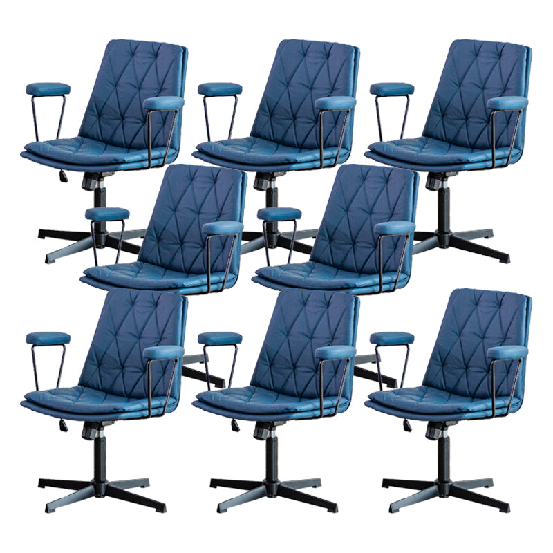 No Wheels Office Chair Contemporary Swivel Rolling Task Chair