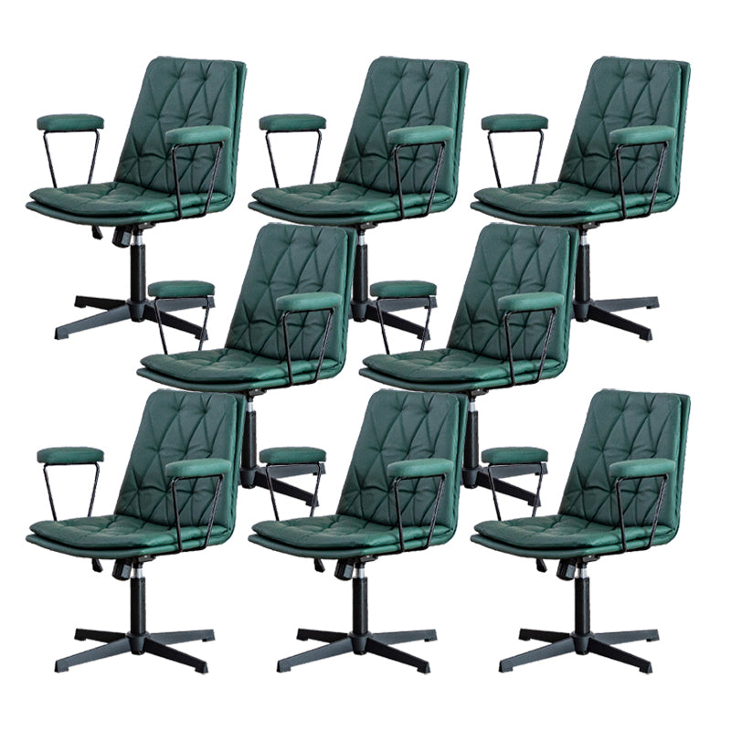 No Wheels Office Chair Contemporary Swivel Rolling Task Chair