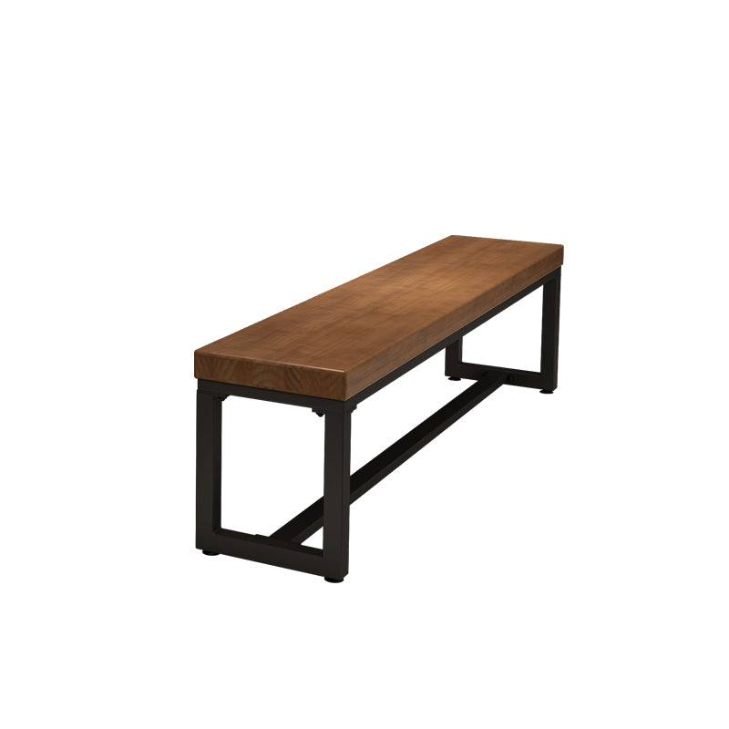 Modern Solid Wood Seating Bench Rectangle Bench for Restaurant