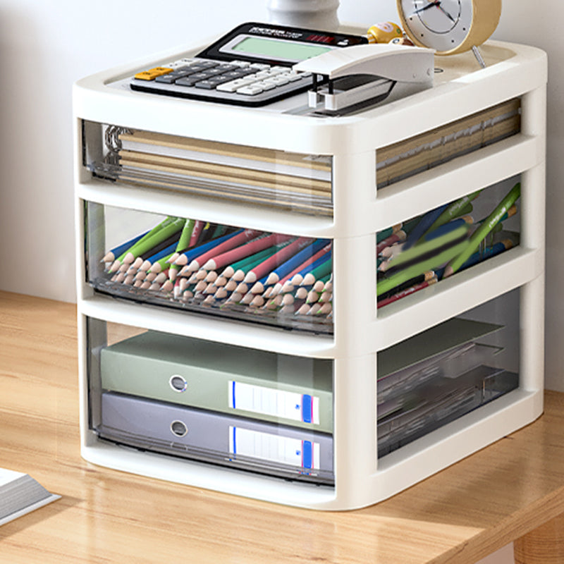 Modern Plastic File Cabinet Drawers Storage Filing Cabinet for Office