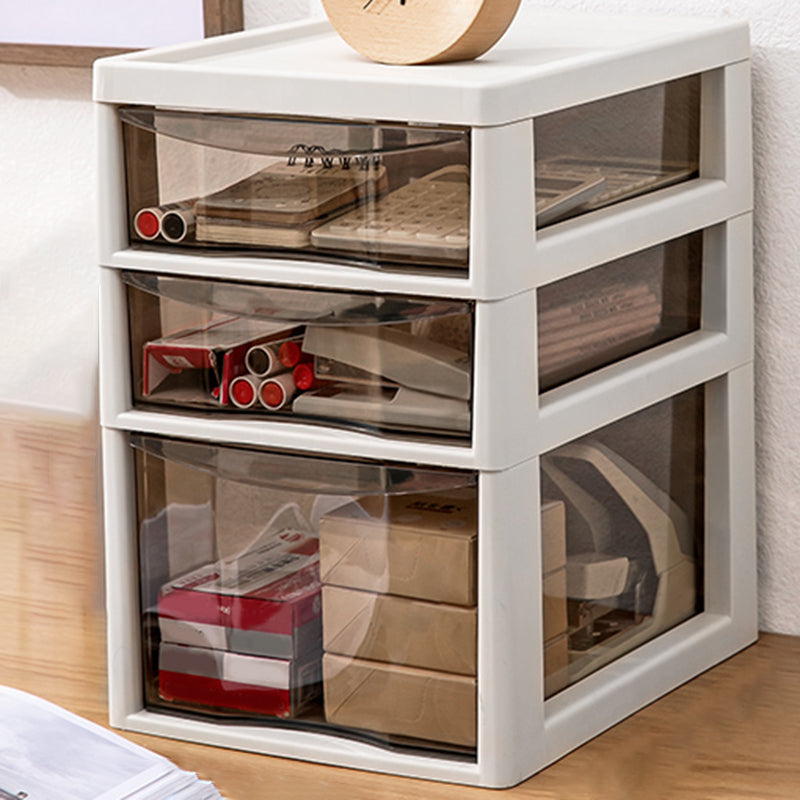 Modern Plastic File Cabinet Drawers Storage Filing Cabinet for Office