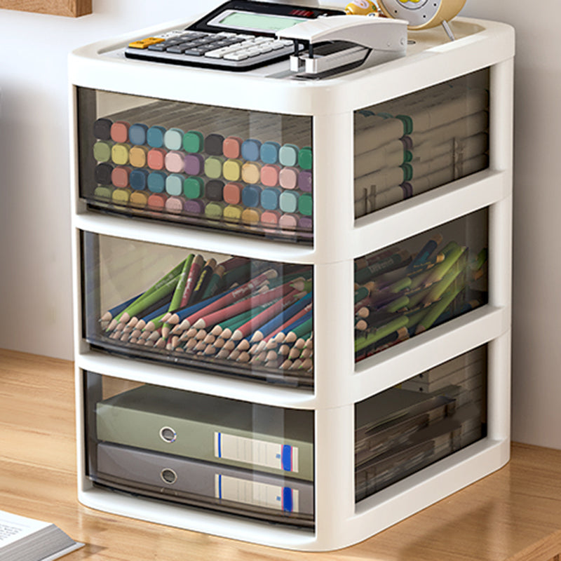 Modern Plastic File Cabinet Drawers Storage Filing Cabinet for Office