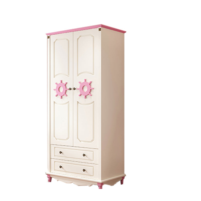 Rectangular Wardrobe Cabinet Nautical Style Home Wooden Wardrobe Closet