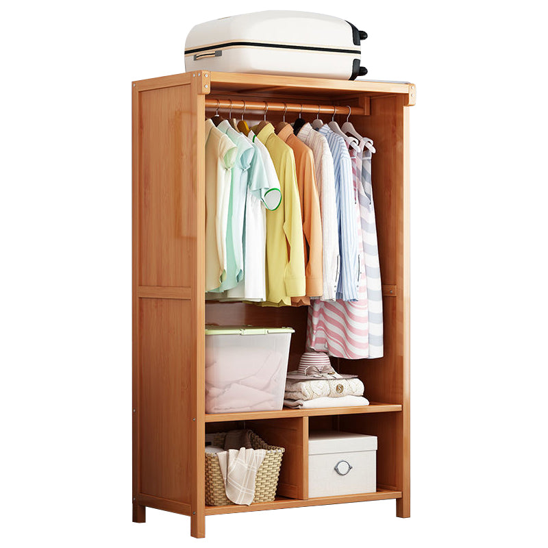 Rectangular Wardrobe Cabinet Modern Style Home Wooden Wardrobe Closet