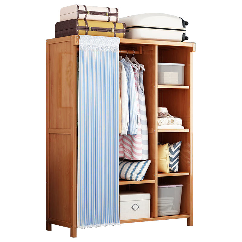 Rectangular Wardrobe Cabinet Modern Style Home Wooden Wardrobe Closet