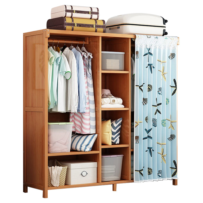 Rectangular Wardrobe Cabinet Modern Style Home Wooden Wardrobe Closet