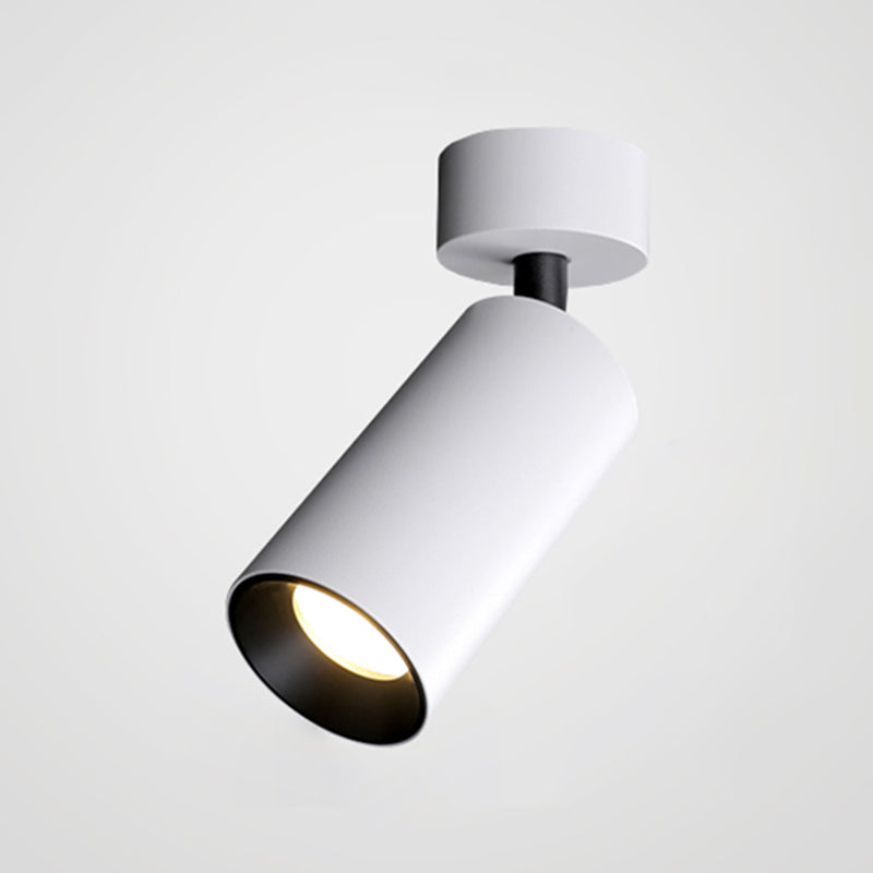 Cylinder Ceiling Light Fixture Contemporary LED Flush Mount for Living Room