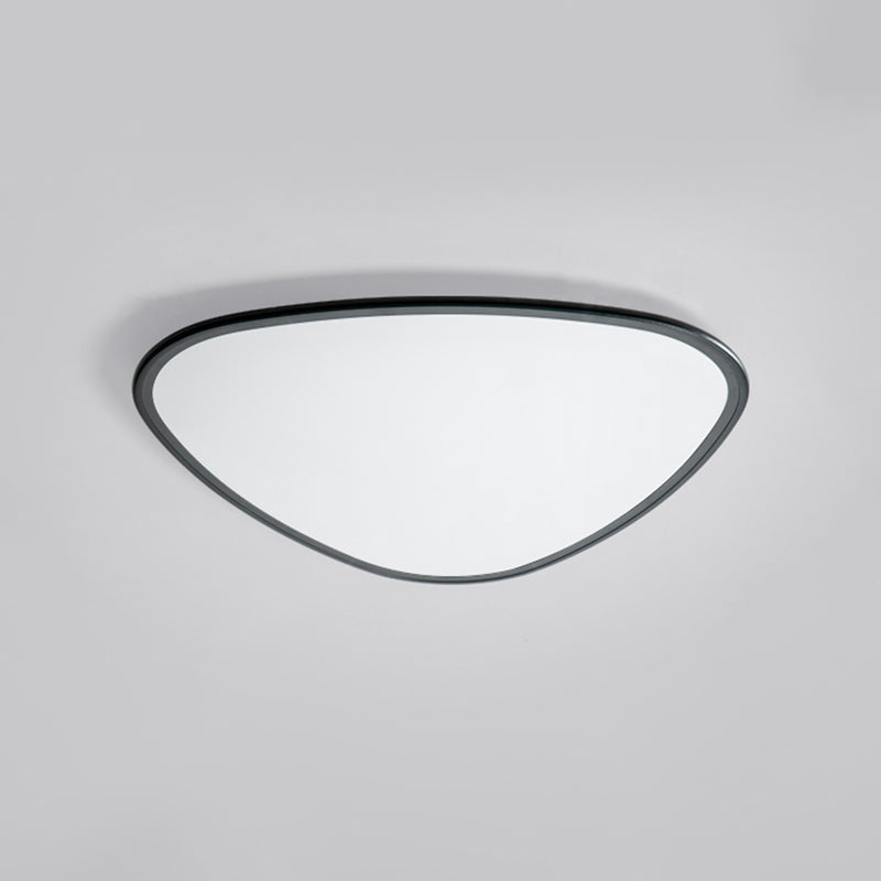 Triangle Ceiling Light Fixture Simple LED Flush Mount for Bedroom