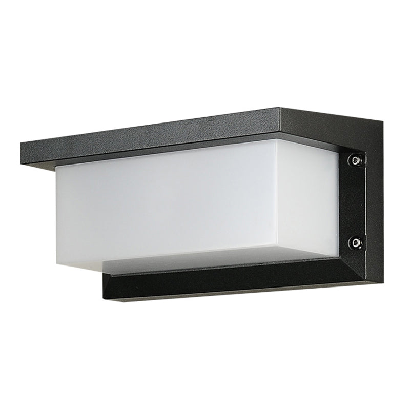 Waterproof Wall Mount Lamp Modern Style with Plastic Shade for Garden