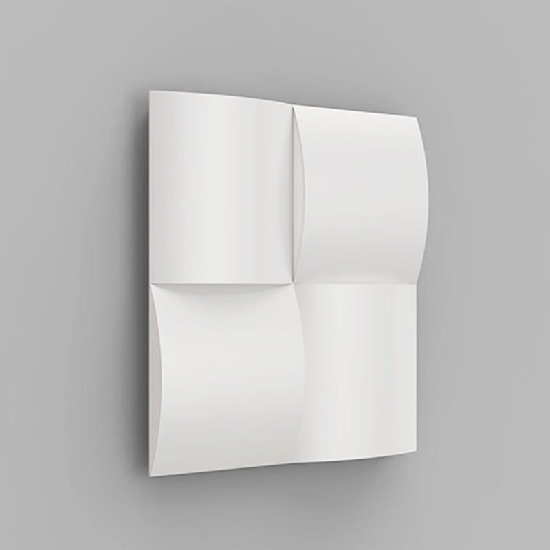 Single Modernism White Metallic Shaded LED Wall Mounted for Foyer