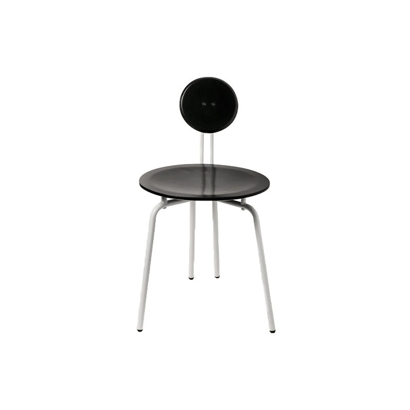 Modern Armless Dining Chair Metal Frame Open Back Dining Chair for Dining Room
