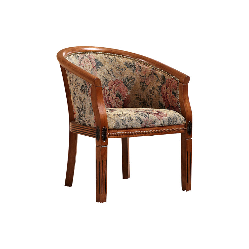Traditional Style Dining Chair Solid Wood Arm Chair for Kitchen