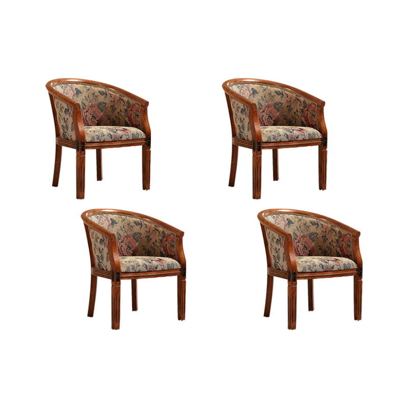 Traditional Style Dining Chair Solid Wood Arm Chair for Kitchen