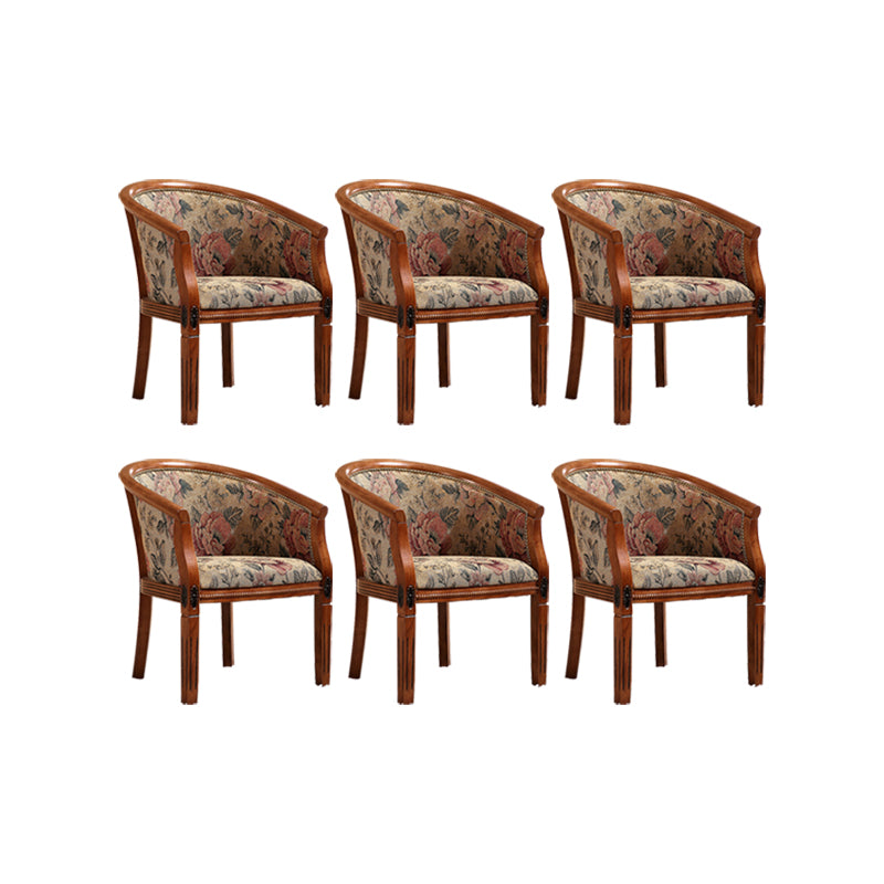 Traditional Style Dining Chair Solid Wood Arm Chair for Kitchen