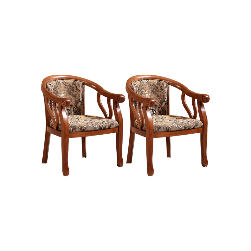 Traditional Style Dining Chair Solid Wood Arm Chair for Kitchen