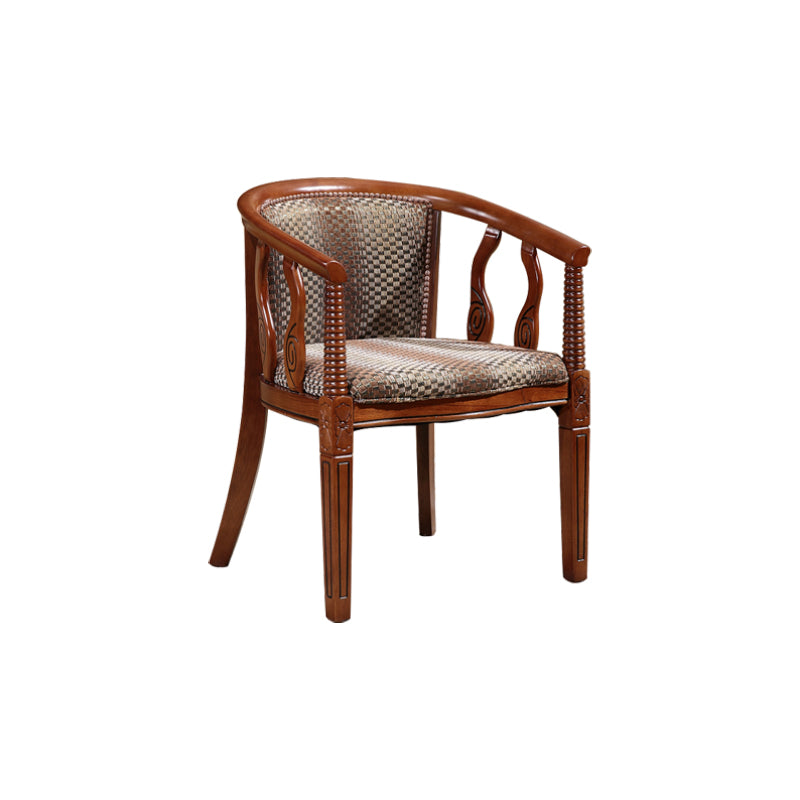 Traditional Style Dining Chair Solid Wood Arm Chair for Kitchen