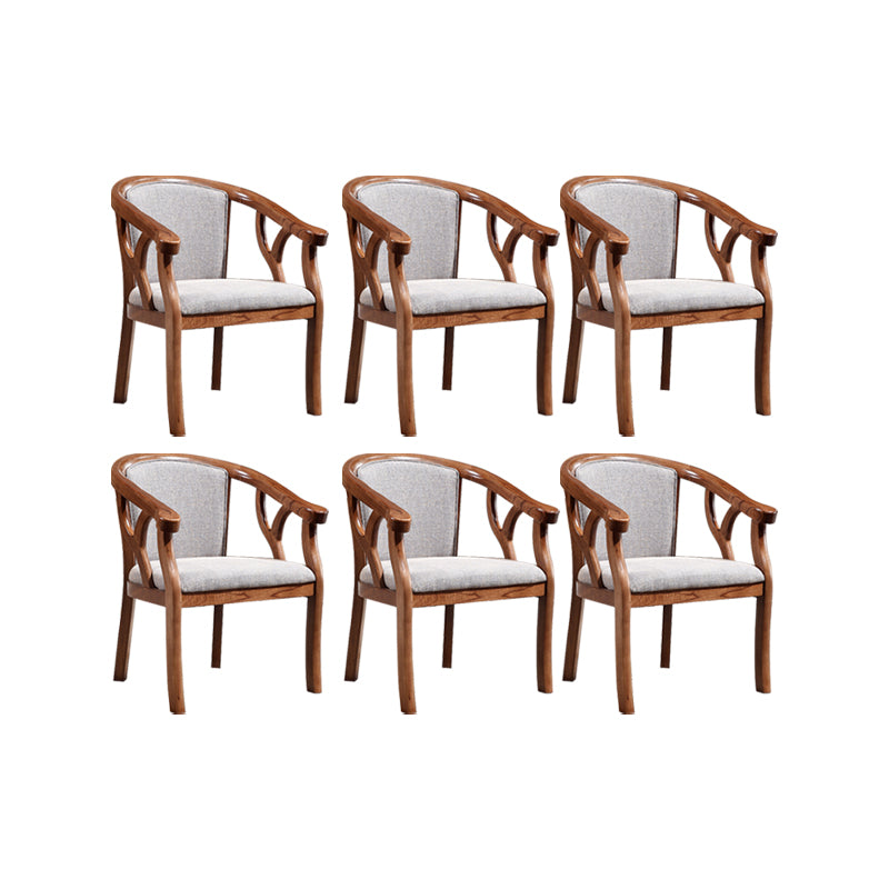 Traditional Style Dining Chair Solid Wood Arm Chair for Kitchen