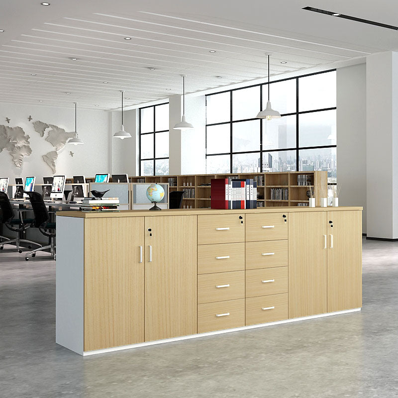 Contemporary Storage Filing Cabinet Wooden Frame Drawers Filing Cabinet