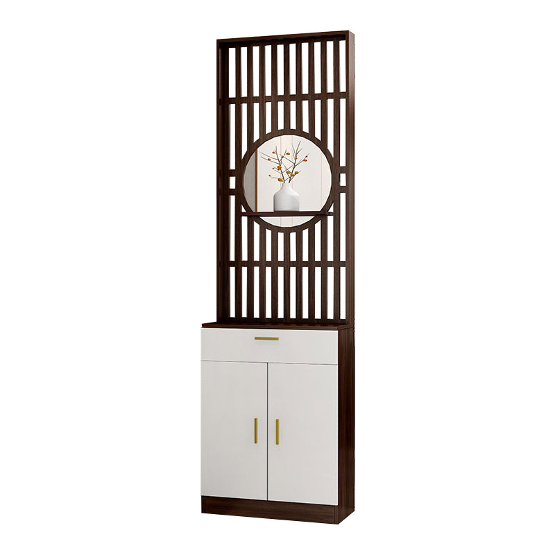 Contemporary Style Wooden 11.81" Wide Accent Cabinet with Door