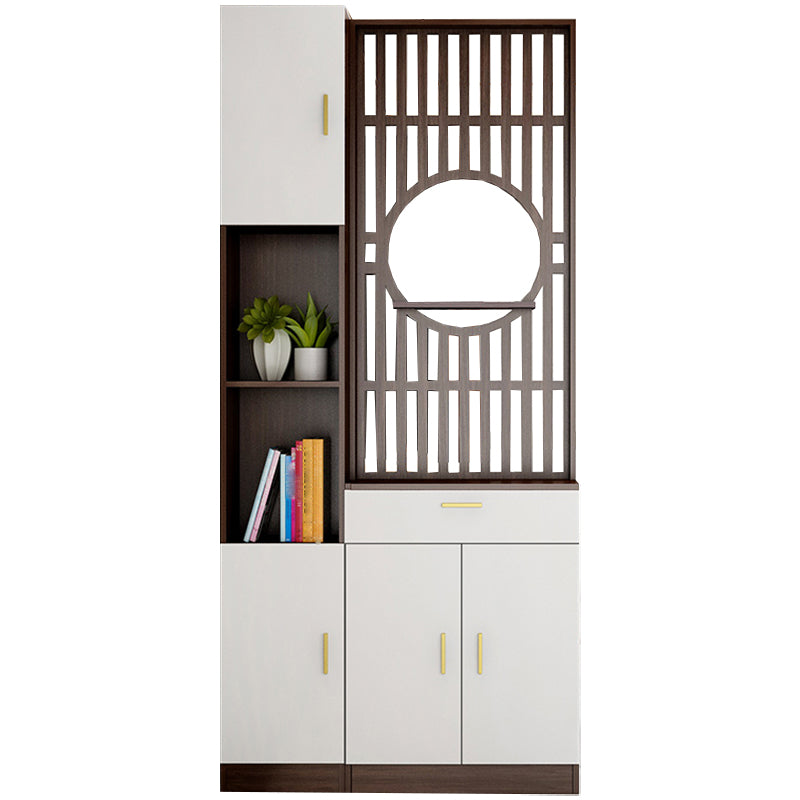 Contemporary Style Wooden 11.81" Wide Accent Cabinet with Door