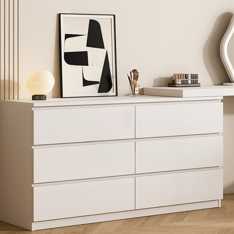 Modern With Drawer White Wood Bedroom With Stool Mirror Dressing Table