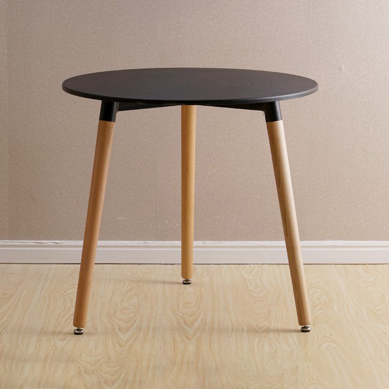 Wooden Dining Room Table for 2 Person with Natural Wood Legs